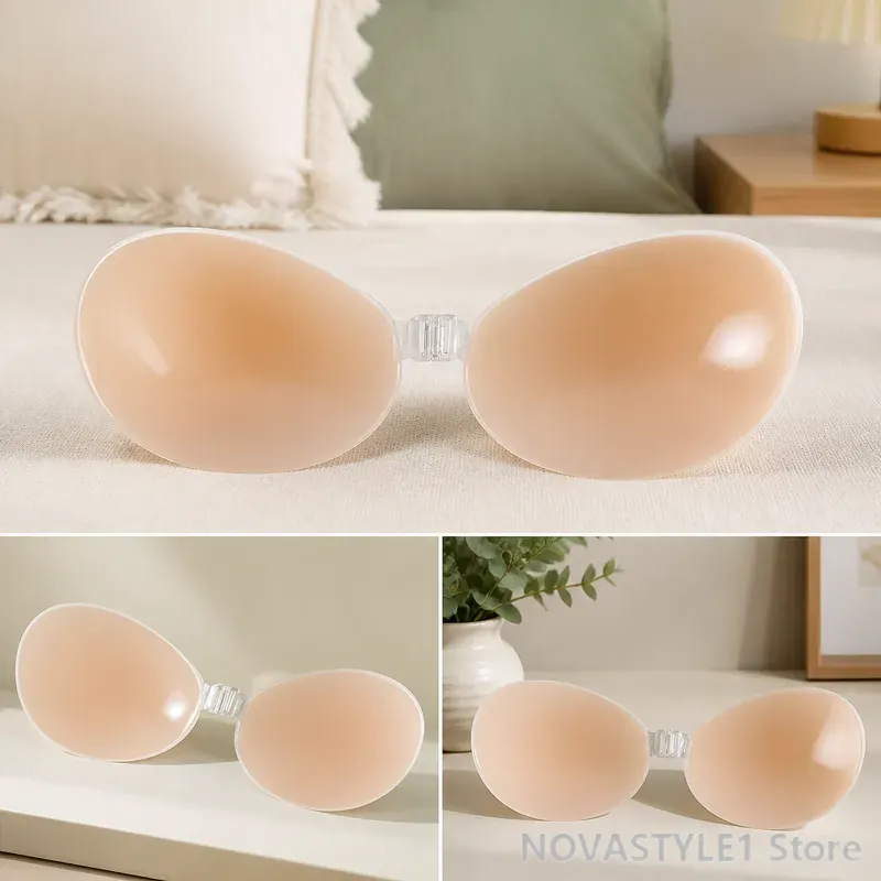 2pcs silicone breast lift pads - Silicone Bra Adhesive avis et prix