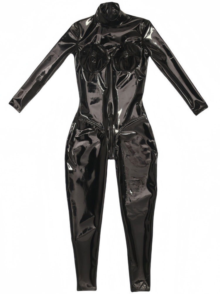 Sexy PU Latex Ammonia Jumpsuit - Shapewear Bodysuit Firm avis et prix