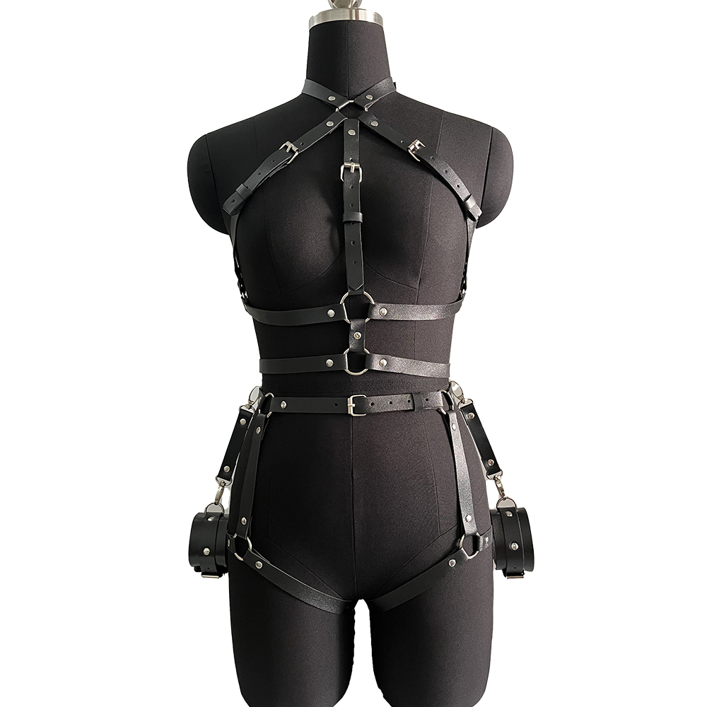 Harness for Women Pu Leather L - Garter Belt Set avis et prix