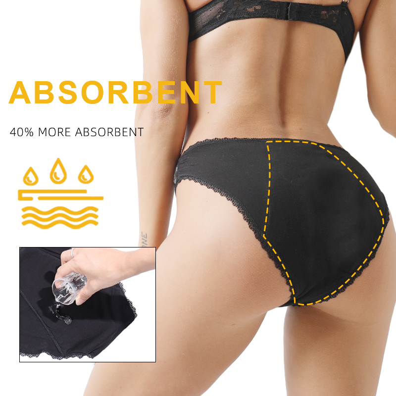 Bamboo Comfortable women's per - Period Panty Absorbent avis et prix