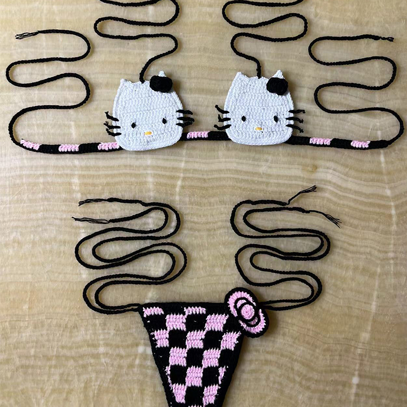 Hello Kitty Bikini Set Lady's  - Thong Bikini Women avis et prix