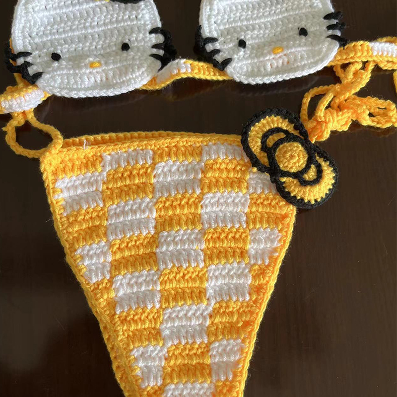 Hello Kitty Bikini Set Lady's  - Thong Bikini Women avis et prix