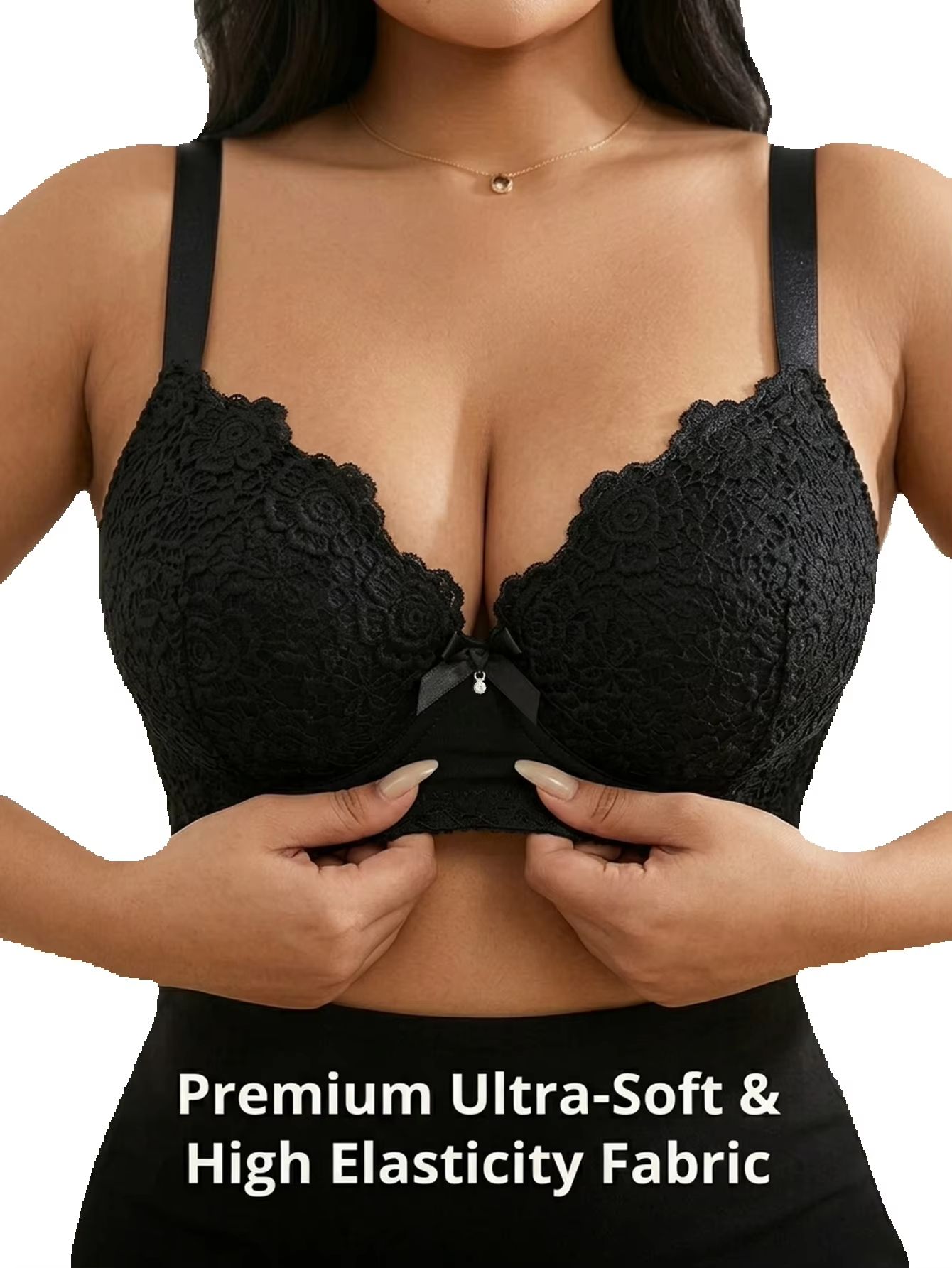 Women Plus Size Floral Push Up - Push Up Bra Padded avis et prix