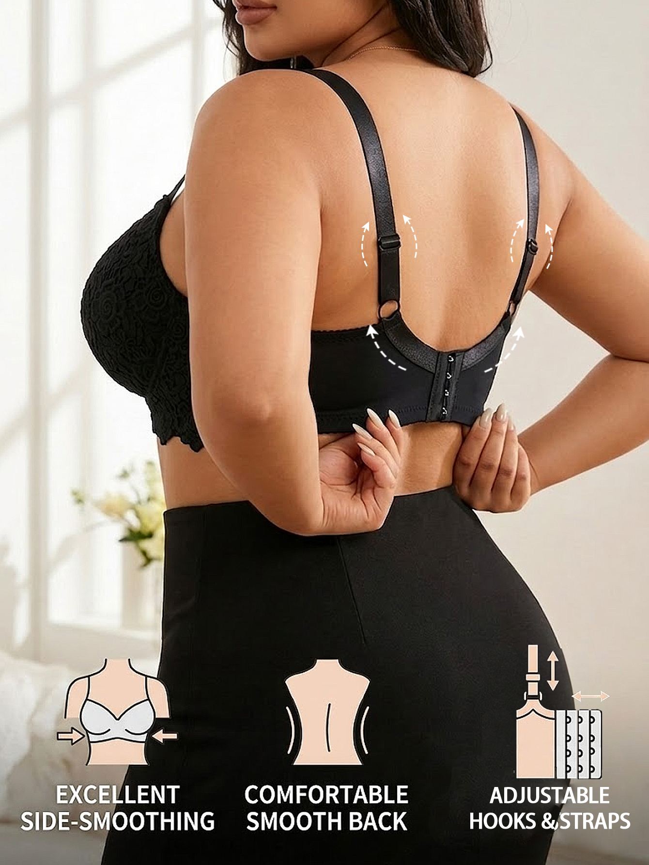 Women Plus Size Floral Push Up - Push Up Bra Padded avis et prix