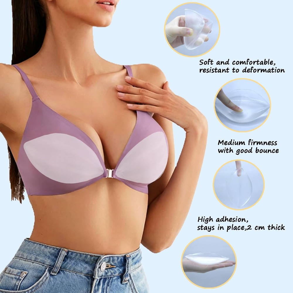 Adhesive Silicone Bra Inserts  - Silicone Bra Adhesive avis et prix