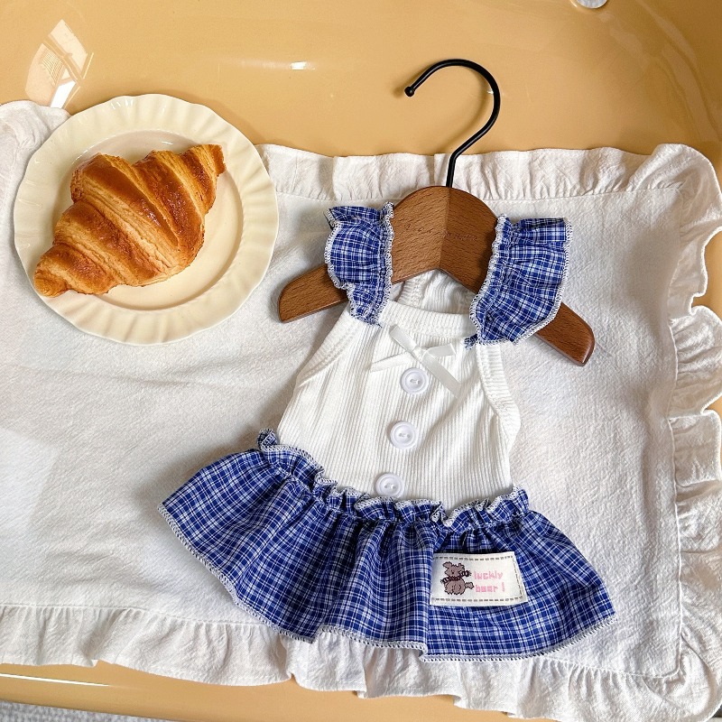 Pet Dress Summer Vest Checkere - Lace Teddy Lingerie avis et prix