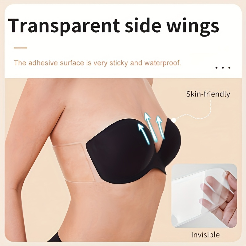 Strapless Seamless Invisible S - Silicone Bra Adhesive avis et prix