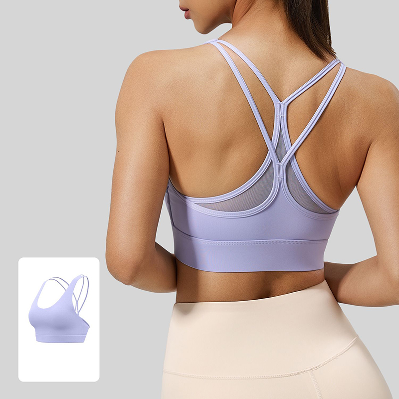 2026 New Women Sexy Mesh Cross - Sports Bra High Impact avis et prix