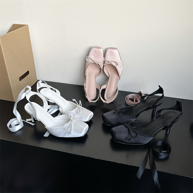 Eilyken Street Style Thin Heel - Slip Dress Satin avis et prix