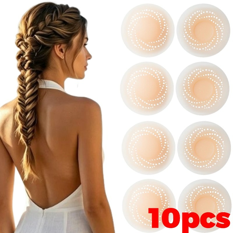 2/10pcs Breathable Nipple Cove - Silicone Bra Adhesive avis et prix