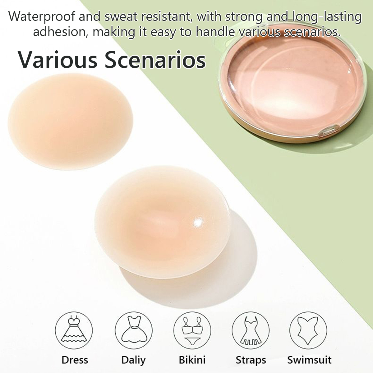 3 Pairs Washable Reusable 10cm - Nipple Cover Pasties avis et prix