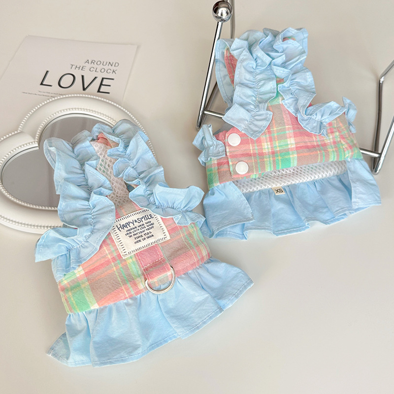 Pet Plaid Leash Vest Style Sma - Lace Teddy Lingerie avis et prix