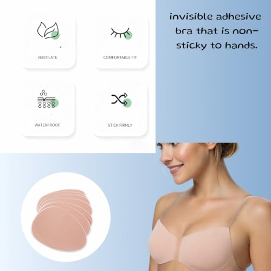 Plus Size Invisible Adhesive S - Silicone Bra Adhesive avis et prix
