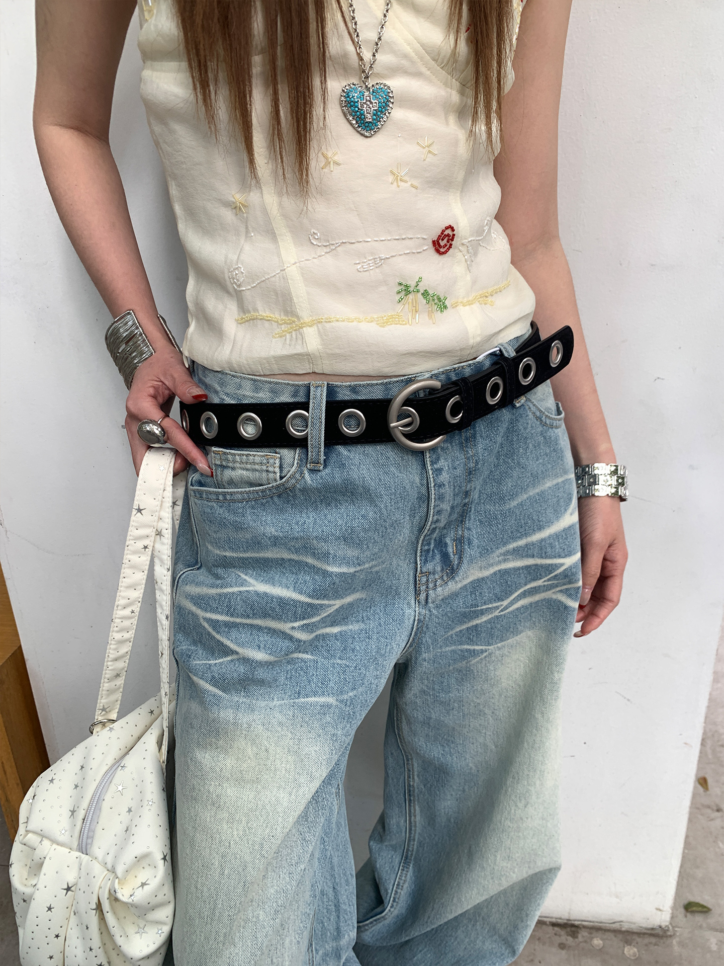 Black High-End Punk Belt Women - Corset Waist Cinch avis et prix