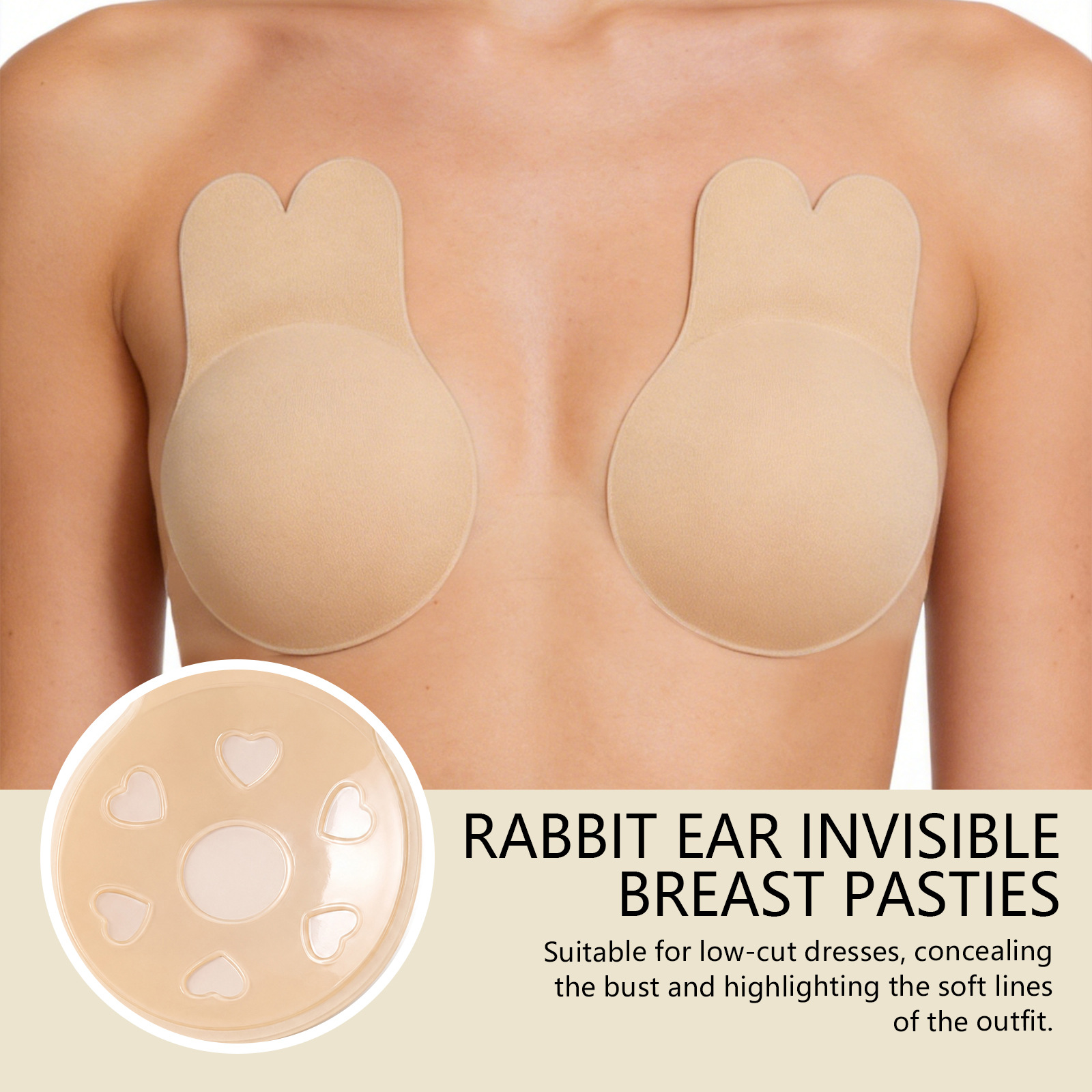 Rabbit Ear Invisible Nipple Co - Nipple Cover Pasties avis et prix