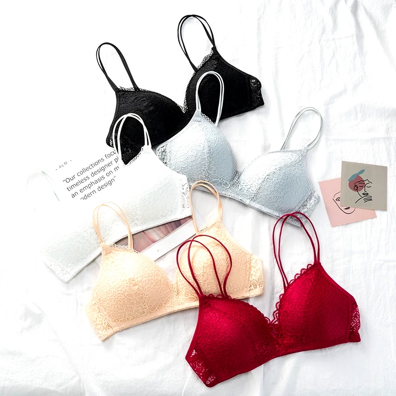 Women Bra Sexy Lace Bralette F - Bralette Wireless Soft avis et prix