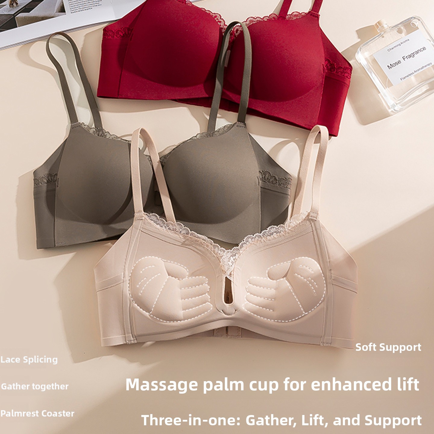 Pure KUCLUT Lace Palm Cup Smal - Seamless Underwear Women avis et prix