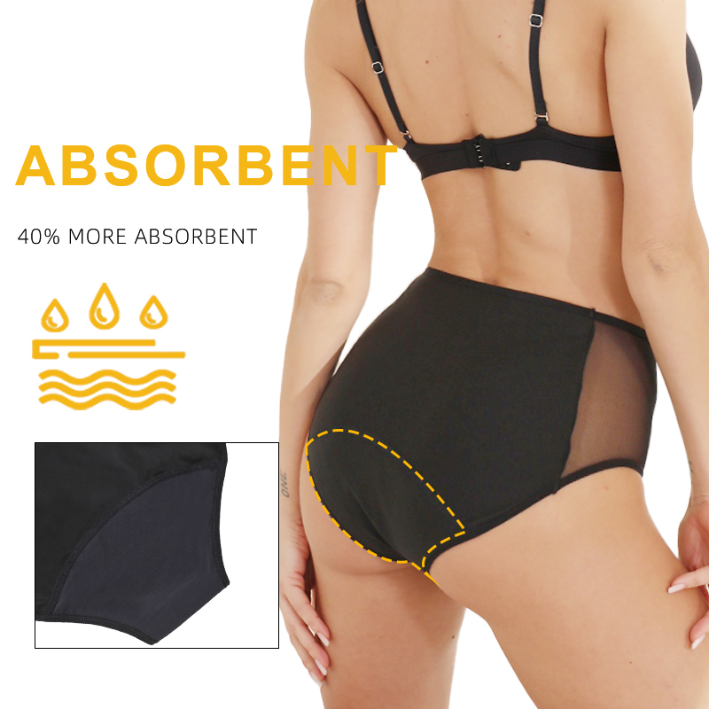 Drop shipping Women's High-wai - Period Panty Absorbent avis et prix