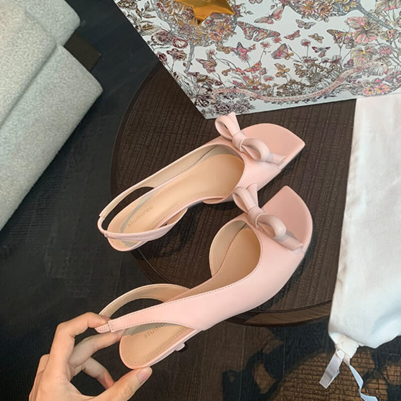 Elegant bow satin low heels sa - Slip Dress Satin avis et prix