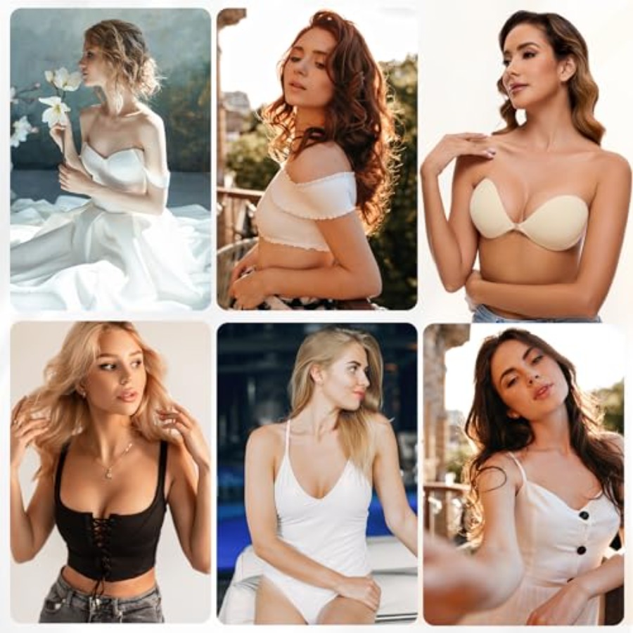 RELIRELIA Women's Sticky Self  - Silicone Bra Adhesive avis et prix